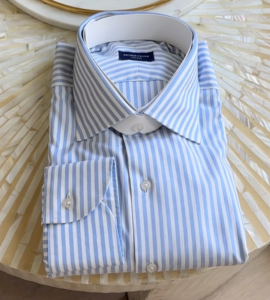 Light Blue Bengal Stripe from Proper Cloth Custom Dress Shirts.